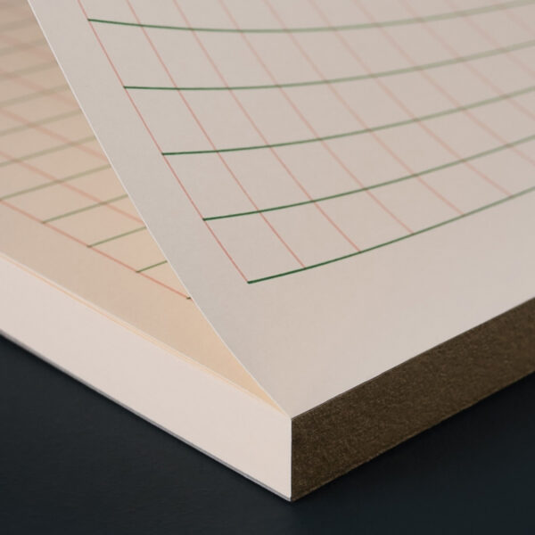LE TYPOGRAPHE - Block KARO A5 antik-pink grün – Bild 2