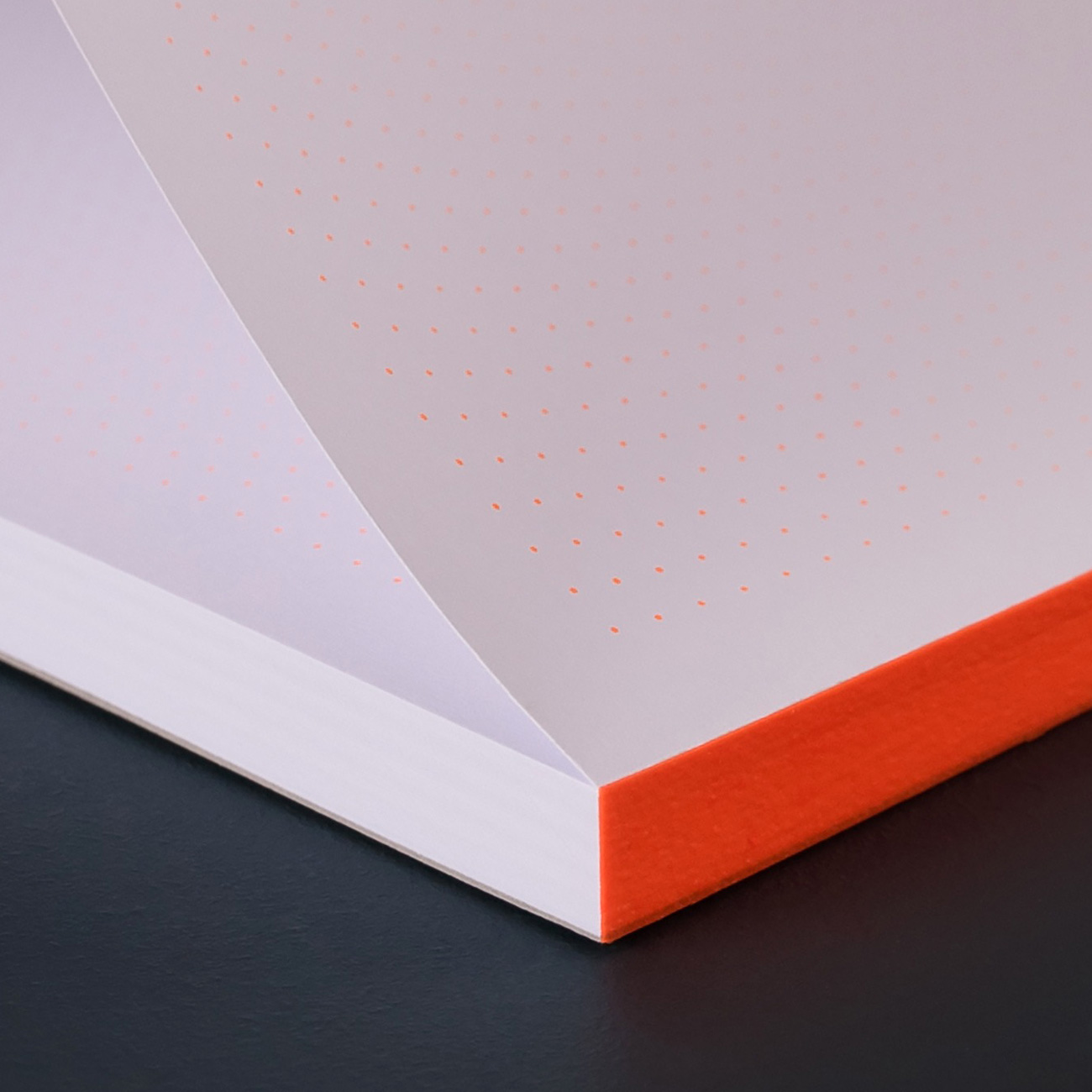 LE TYPOGRAPHE – Block A5 PUNKTE neonorange