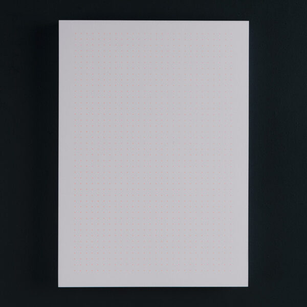 LE TYPOGRAPHE - Block A5 PUNKTE neonorange