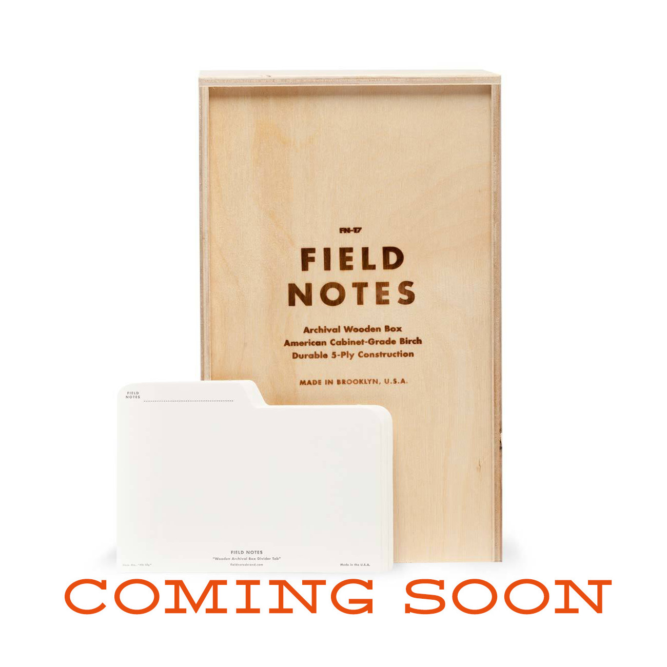 FIELD NOTES – ARCHIVAL BOX