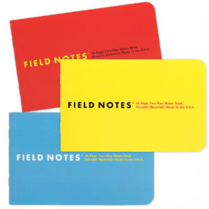 1943 Two Way Field Notes, Drei Notizhefte quer