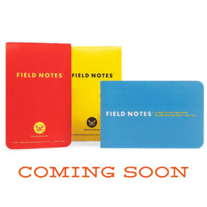 1943 Two Way Field Notes, Drei Notizhefte, coming soon