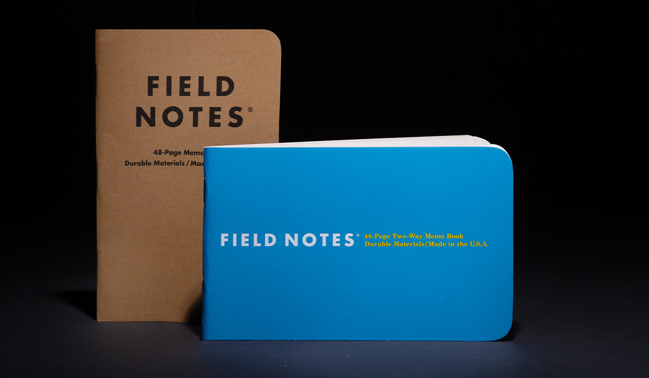 1943 Two Way Field Notes, Vergleich mit Notizheft