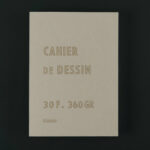 LE TYPOGRAPHE – Notizbuch 360GRAMM