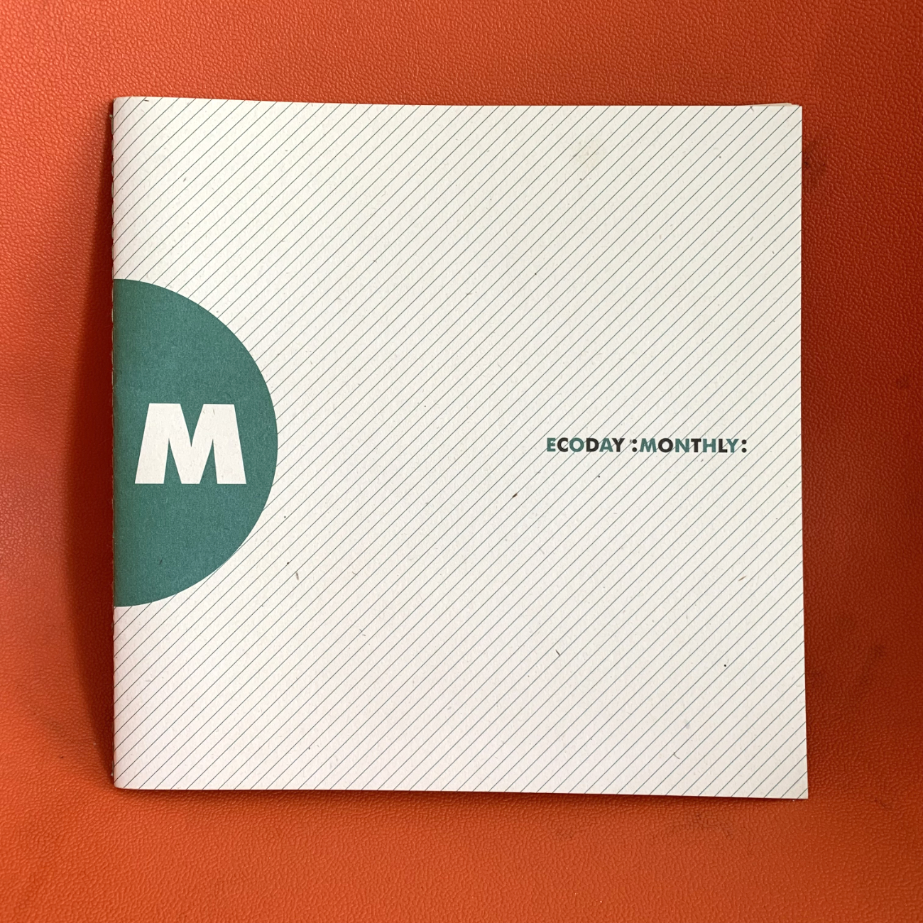 ECOBRIDGE – Jahresplaner ECODAY: MONTHLY grün