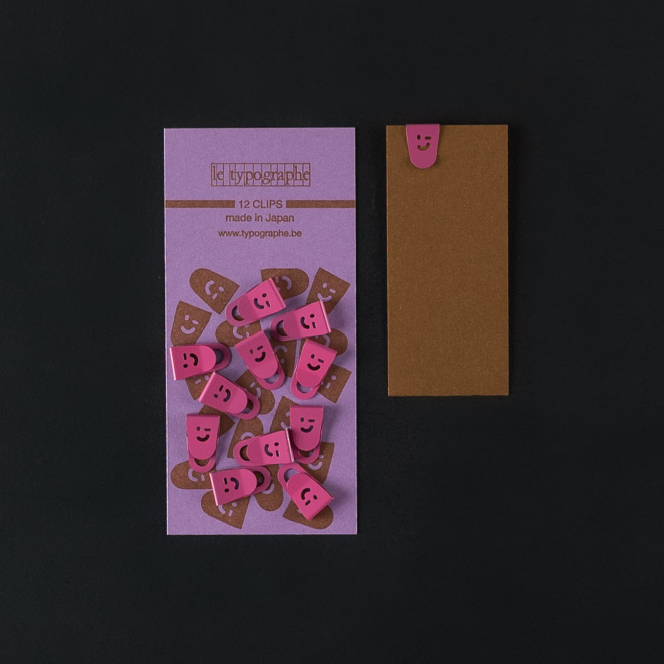 LE TYPOGRAPHE – Papier-Clip LILA