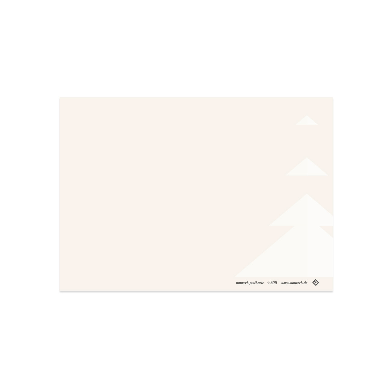 UMWERK – Postkarte BAUM GRAFISCH