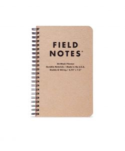 56-Week Planner, Field Notes, braunes Cover, Spiralbindung,