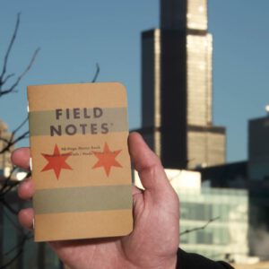 Chicago Edition in Chicago, vor Skyline, Field Notes Notizhefte,