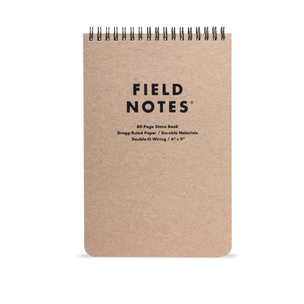 Field Notes, Steno, Block, Spiraldrahtbindung, liniert,