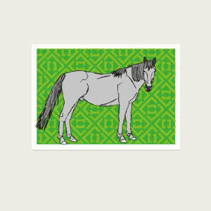 UMWERK - Tierkreiszeichen Postkarte PFERD