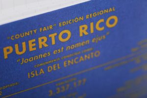 Field Notes, Puerto Rico, Noizhefte, blau,